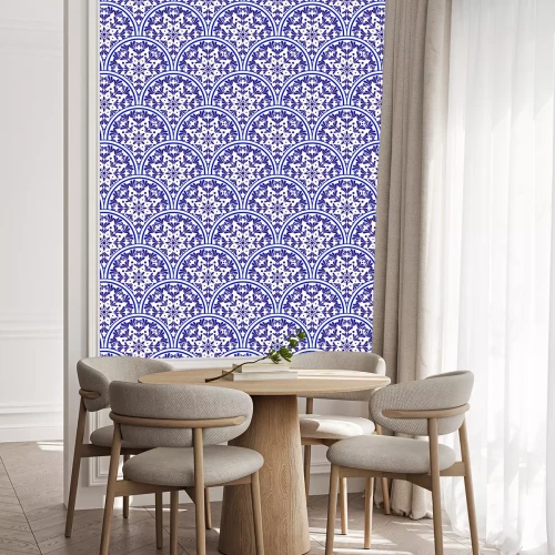 Behang Klassiek porseleinpatroon