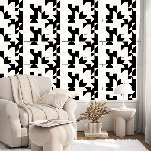 Behang Colorful Geometric Vector Pattern Design