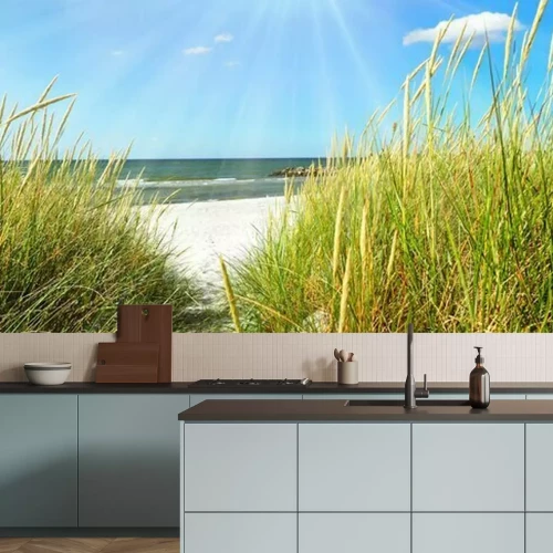 Fotobehang Oostzee - duinen en zee