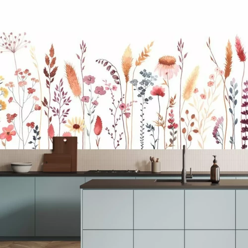 Fotobehang Vintage weide