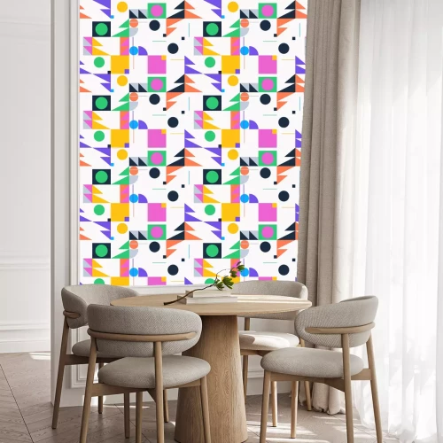 Behang Bauhaus Abstract Vector Composition Design