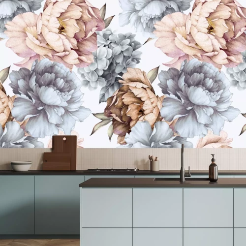 Sticker Thema met herfstrozen