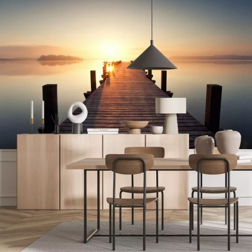 Fotobehang Stilte op een kalm meer