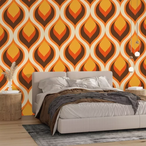 Fotobehang Trendy retro-stijl textuur