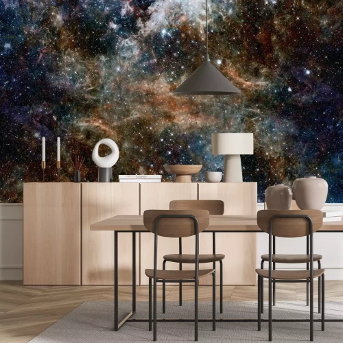Fotobehang Hubble views galaxy and nebula. Elements of this image furnished by NASA
