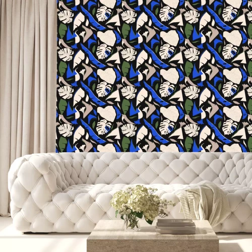 Behang Geïnspireerd op jungle modern patroon