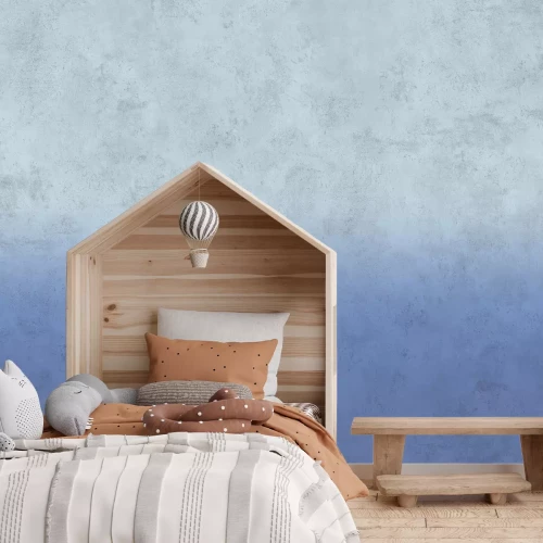 Fotobehang Tweekleurige ombré met betonnen textuur