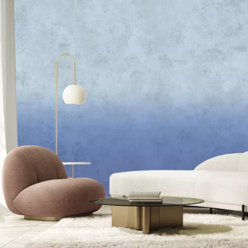 Fotobehang Tweekleurige ombré met betonnen textuur