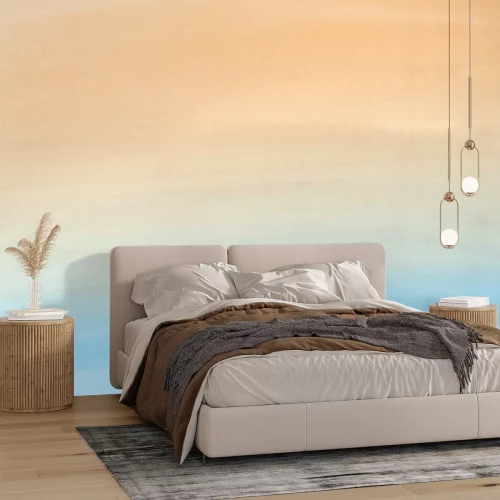 Fotobehang Verfimitatie in verschillende tinten