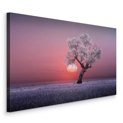 Canvas amazing tree in the morning