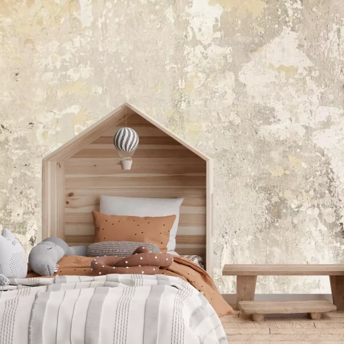 Fotobehang Beige muur