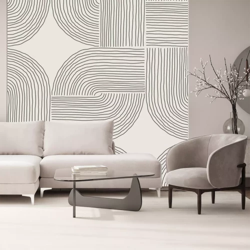 Fotobehang Minimalistisch geometrisch design