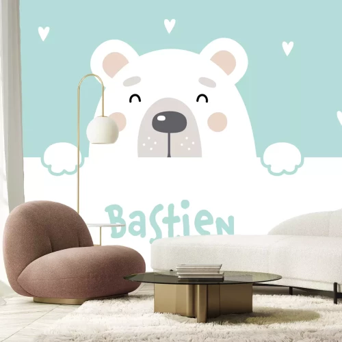 Sticker Ljsbeer en naamplaatje