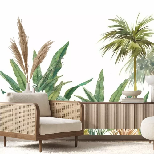 Sticker Exotische boomtoppen