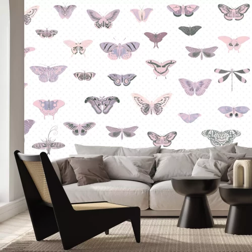 Fotobehang Atals van vlinders