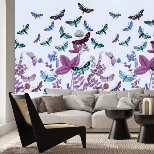 Fotobehang Kleuren van lente fauna en flora