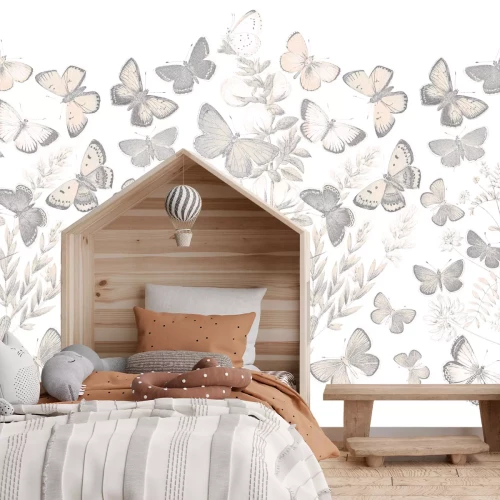 Fotobehang Weide op een zonnige dag