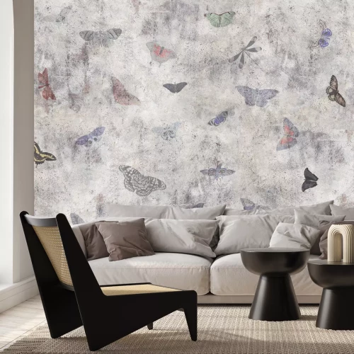 Fotobehang Dans van mooie vlinders