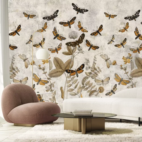 Fotobehang Dwalende vlinders