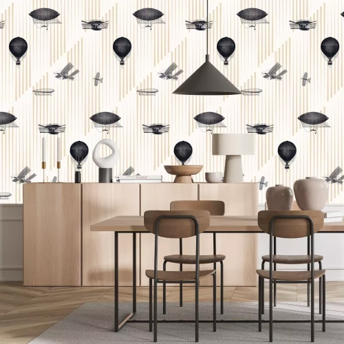 Fotobehang Retro machines