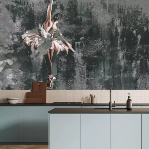 Fotobehang Dansende ballerina