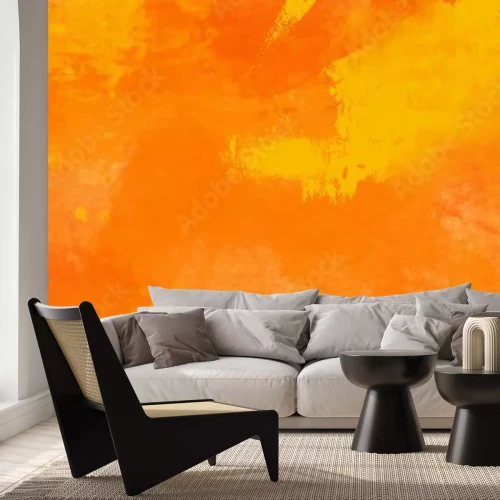 Fotobehang Abstracte textuur in oranje