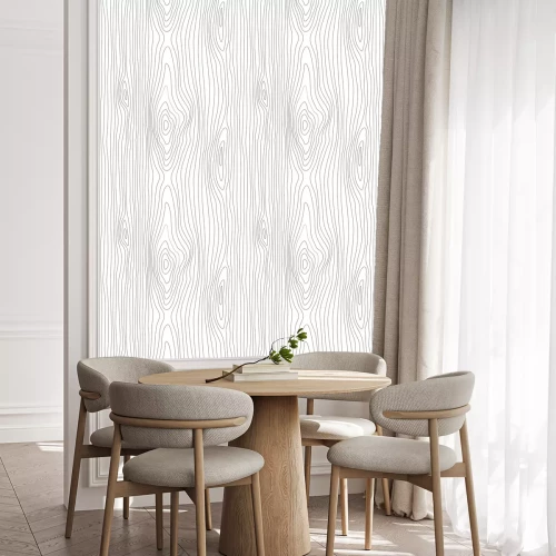 Behang Houten potten