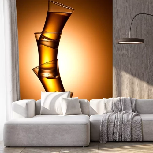 Sticker piramide van alcoholische dranken