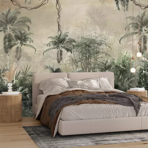 Fotobehang Tropisch junglelandschap