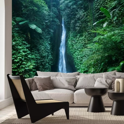 Fotobehang Leke Leke-waterval op Bali
