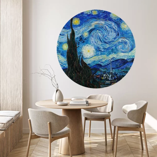 Sticker Sterrennacht van Van Gogh