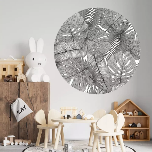 Sticker Grijskleurige jungle