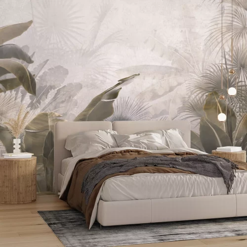 Fotobehang Tropische jungle struikgewas