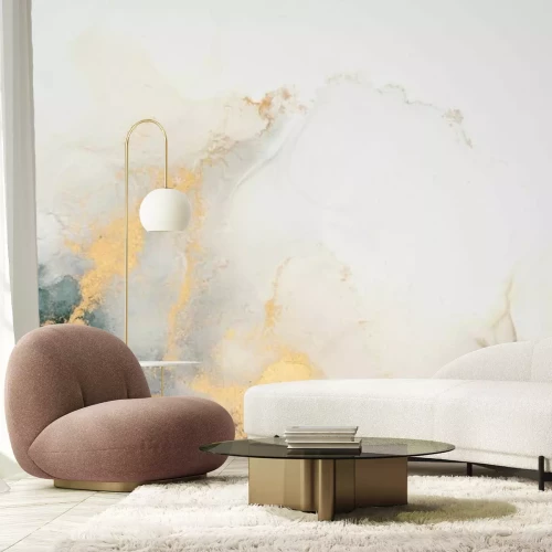 Fotobehang Vloeibare marmeren abstracte textuur