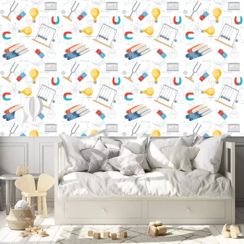 Behang Wetenschap van de natuurkunde - school accessoires