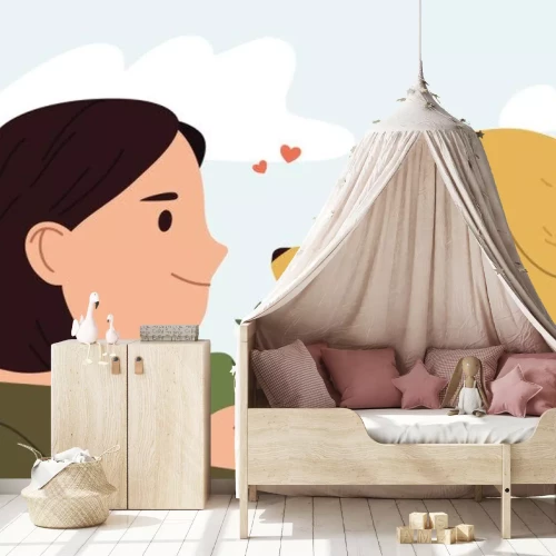 Sticker Concept van hondenliefde