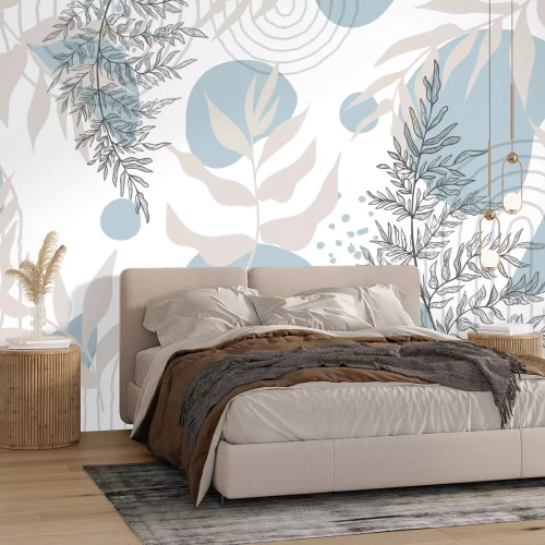 Fotobehang Varen blauw