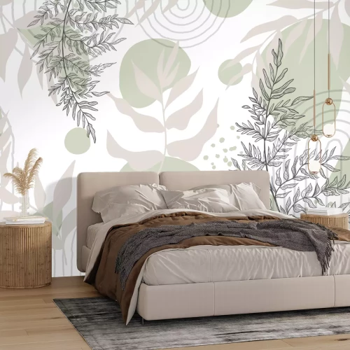 Fotobehang Varen groen