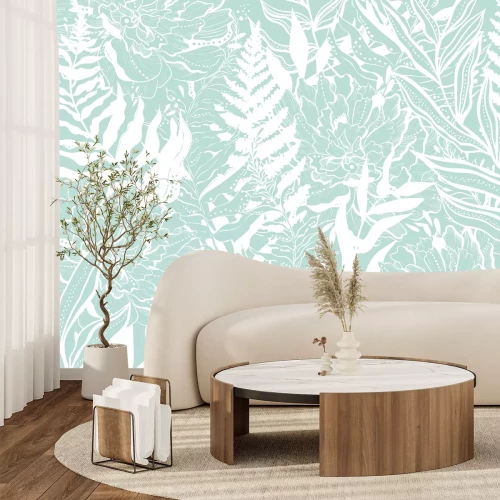 Fotobehang Wandeling in het bos