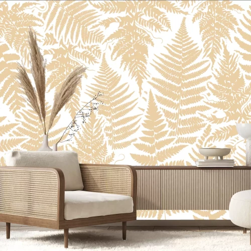 Fotobehang Zonnige plantengroei