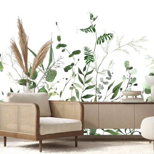 Sticker Grassen in de wind