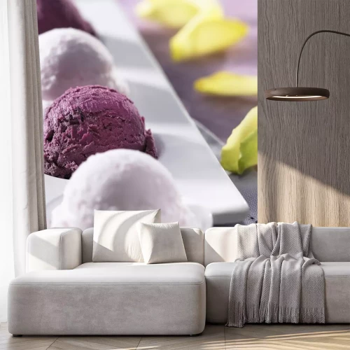 Sticker Roos en zwarte bessen sorbet