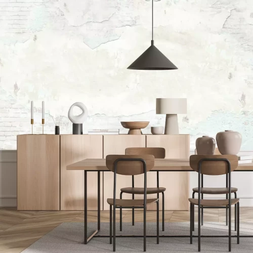 Fotobehang Oud gepleisterd muurmonument