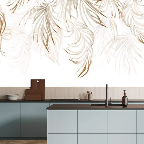 Sticker Tropisch beige