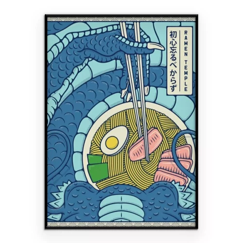 Poster Blue Dragon-traktatie