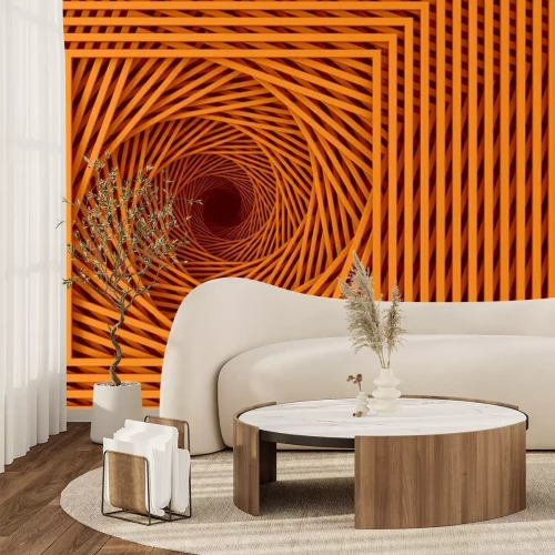 Fotobehang Abstracte 3D-spiraal