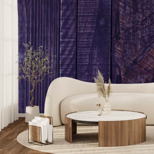 Fotobehang Donkerpaarse planken