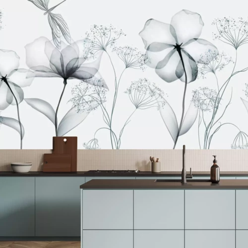 Fotobehang Delicaat bloemmotief