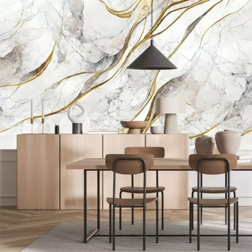 Sticker Steentextuur met lijnen