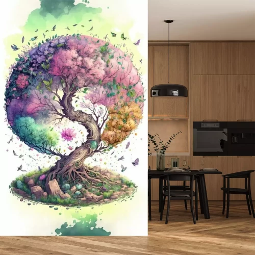 Sticker fantasie boom